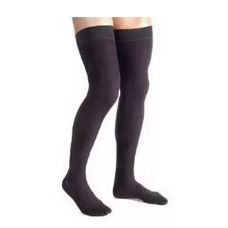 Men 20-30 mmHg Ribbed Style, Thigh High