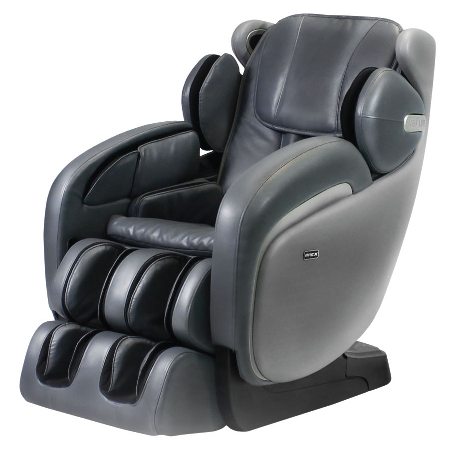 Apex Pro Ultra Massage Chair - Grey - Front Angle View