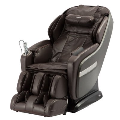 Titan OS-Pro Summit Massage Chair - Brown - Front Angle View