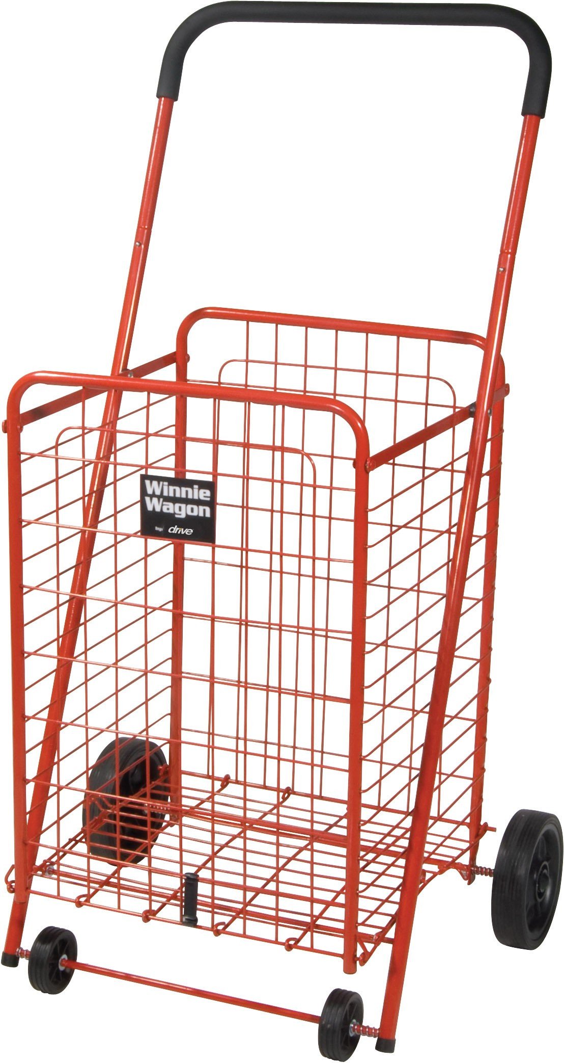 Winnie Wagon with Adjustable Height Handle - Red