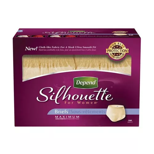 Depend Silhouette Briefs for Women