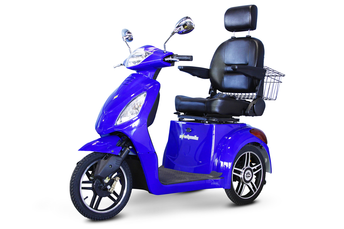 EW-36 3 Wheel Mobility Scooter - Royal Blue