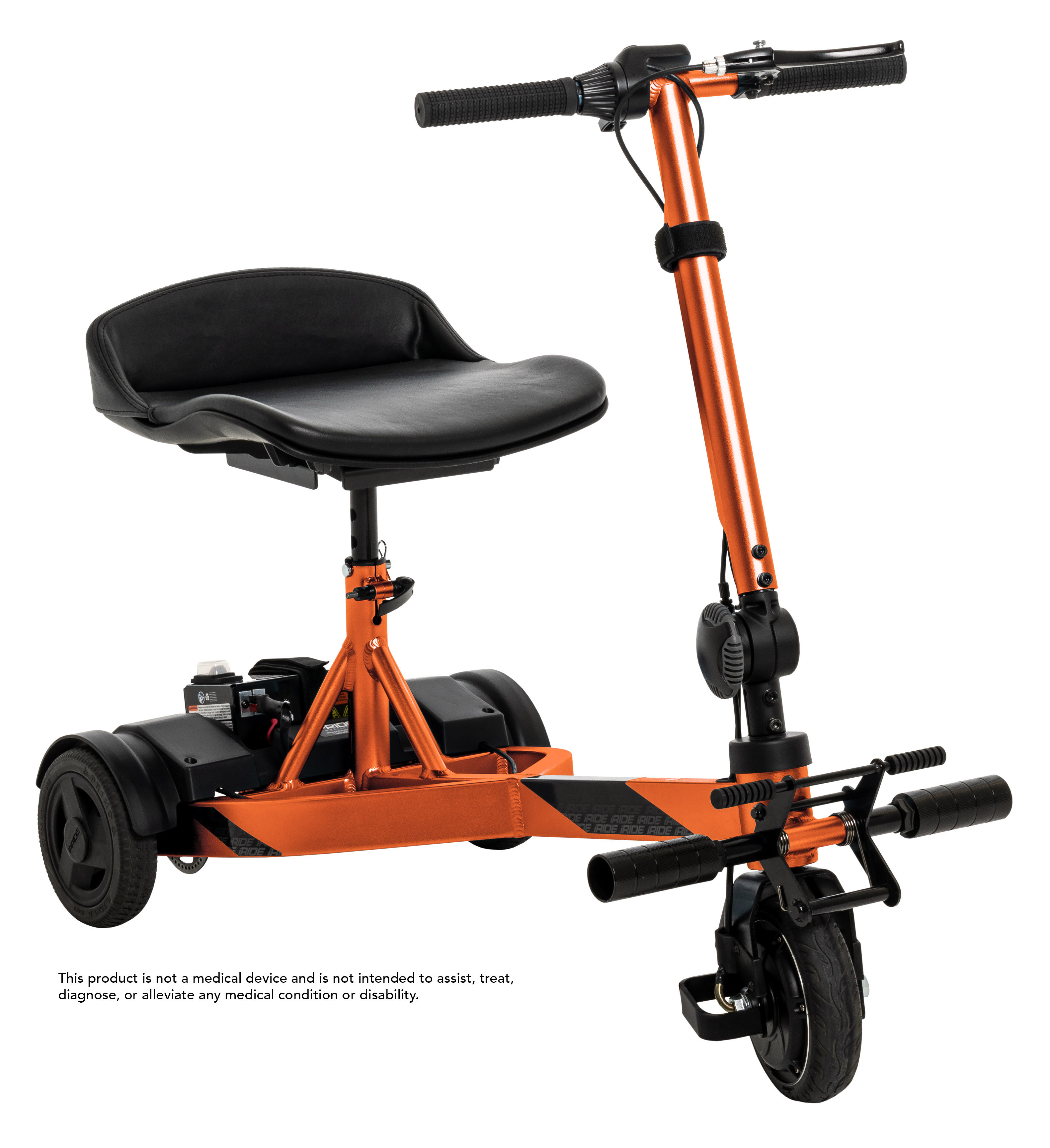 Pride iRide Portable Scooter In Mango Orange