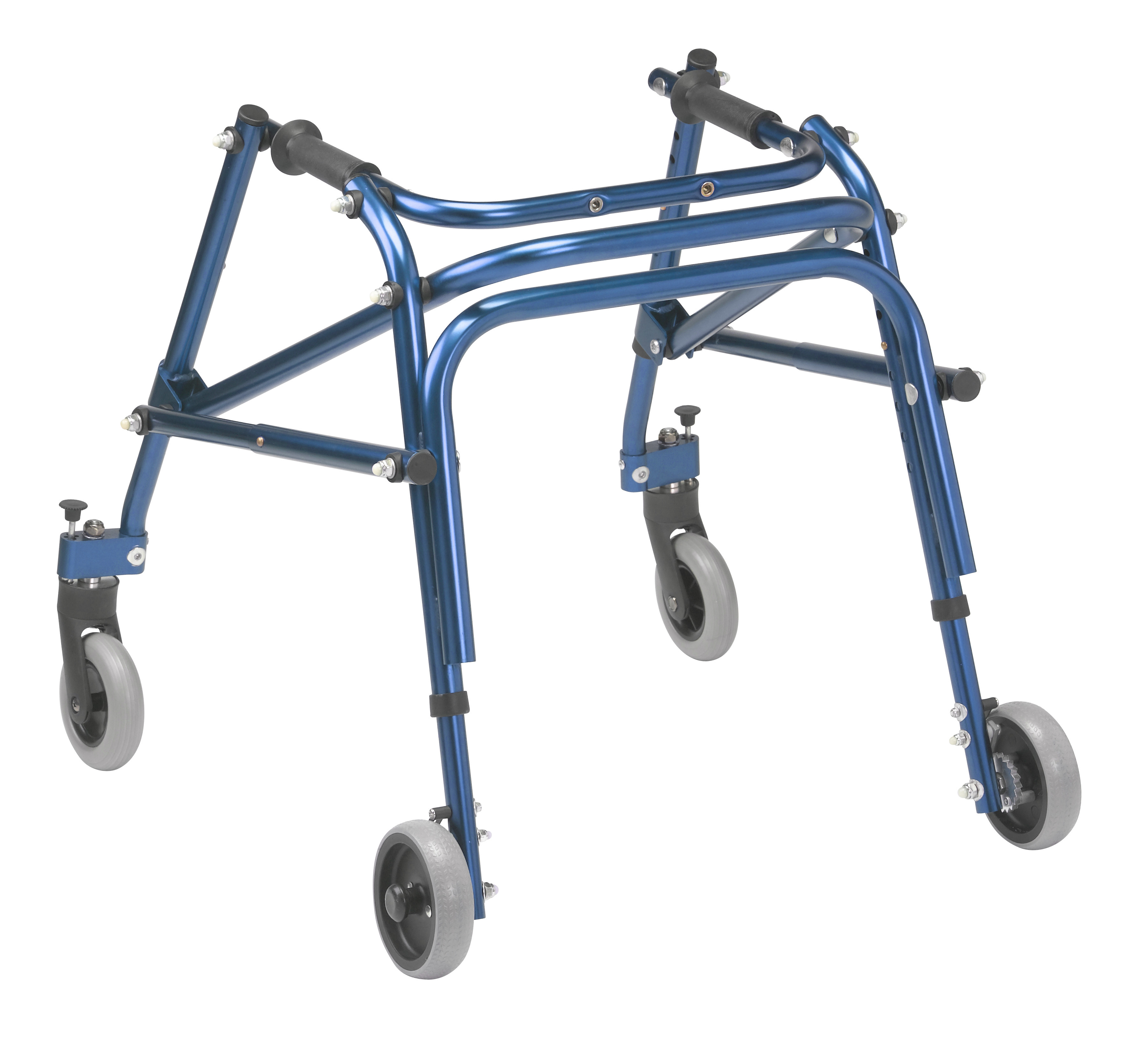 Nimbo 2G Lightweight Posterior Walker - Large - Knight Blue - Angle View