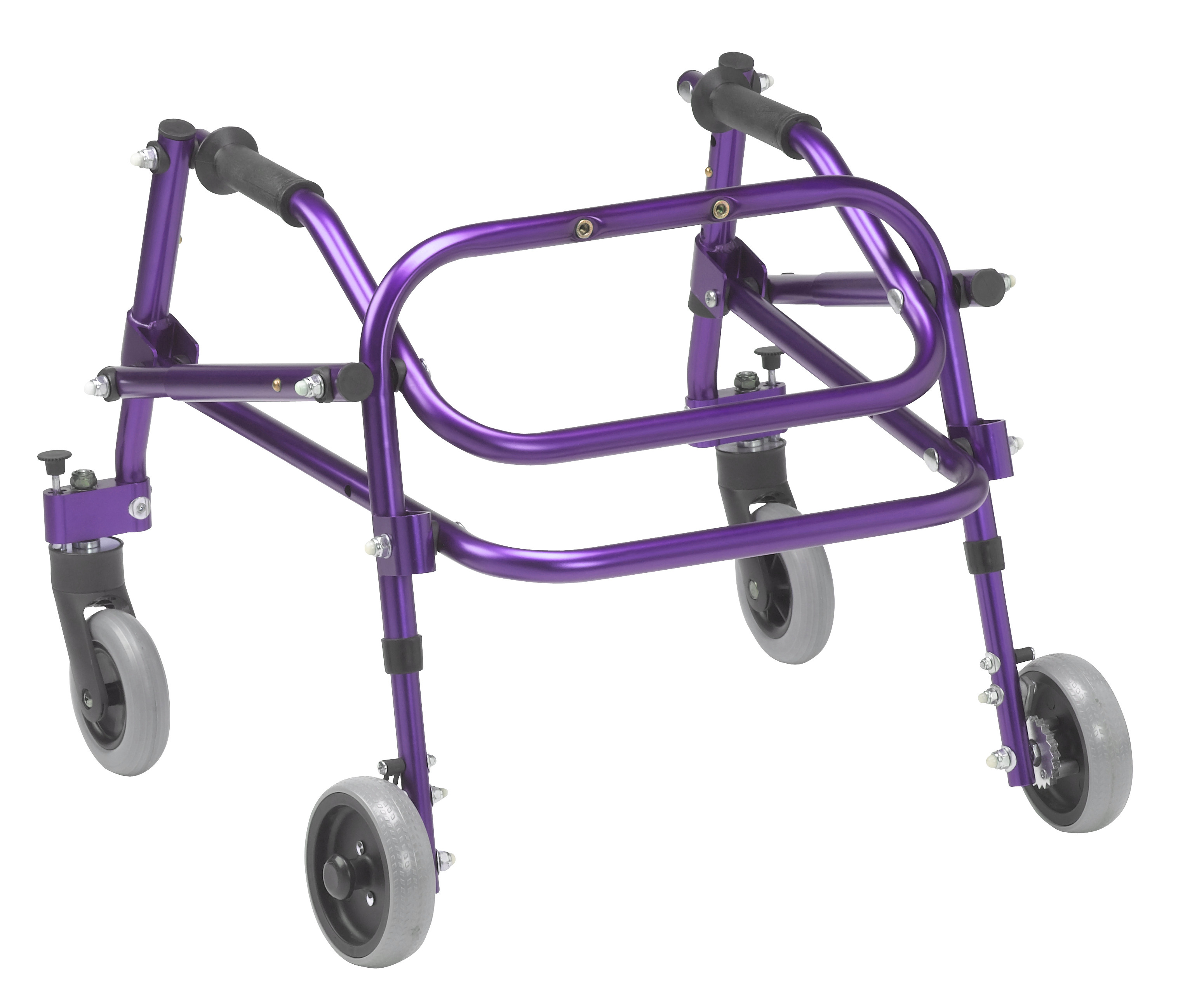Nimbo 2G Lightweight Posterior Walker - Large - Wizard Purple - Angle View
