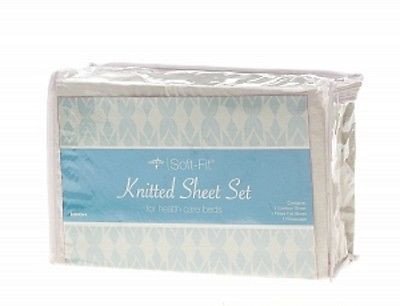 Medline - Soft Fit - Knitted Bed Sheet Set - Twin
