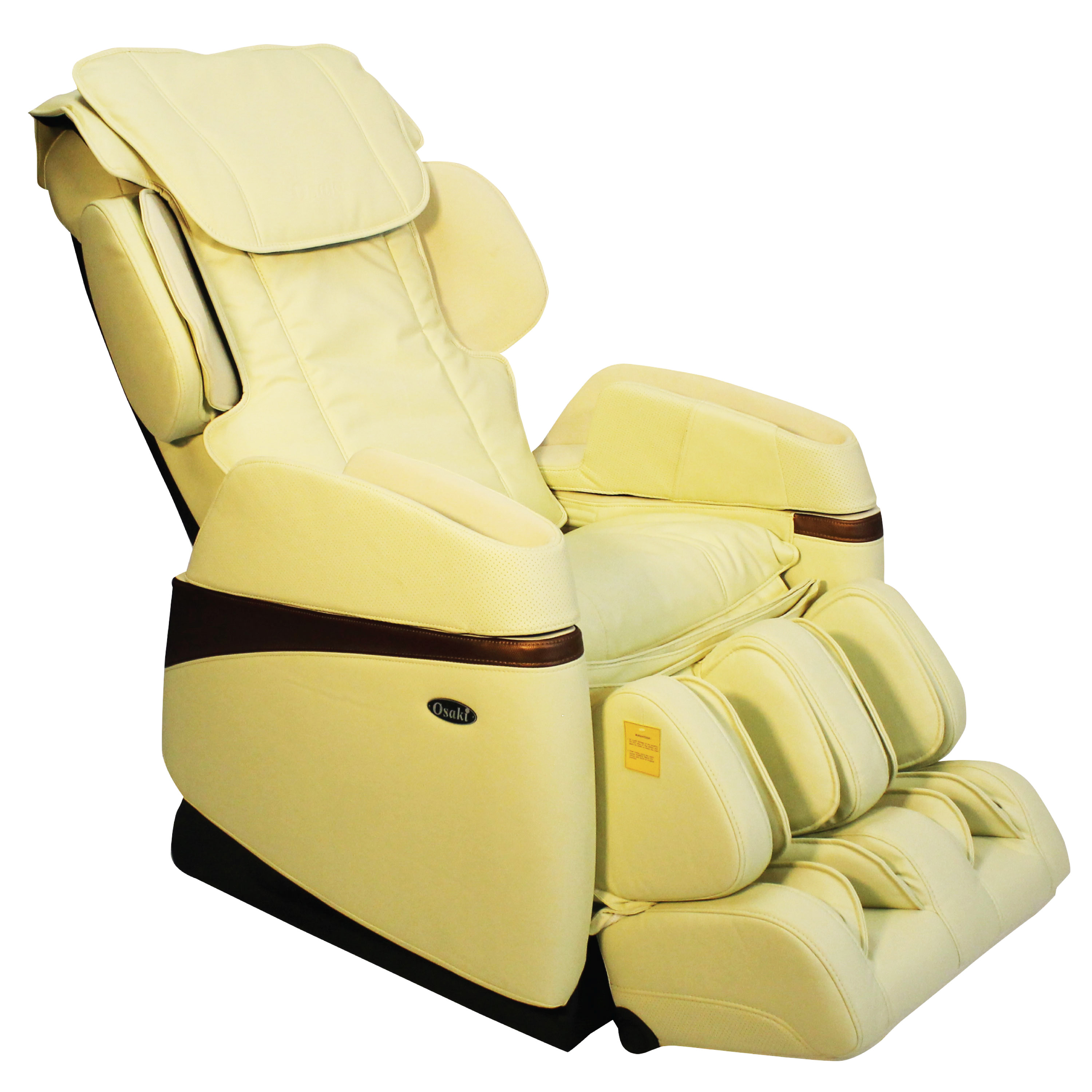 Osaki 3700 Massage Chair - Cream - Front Angle View