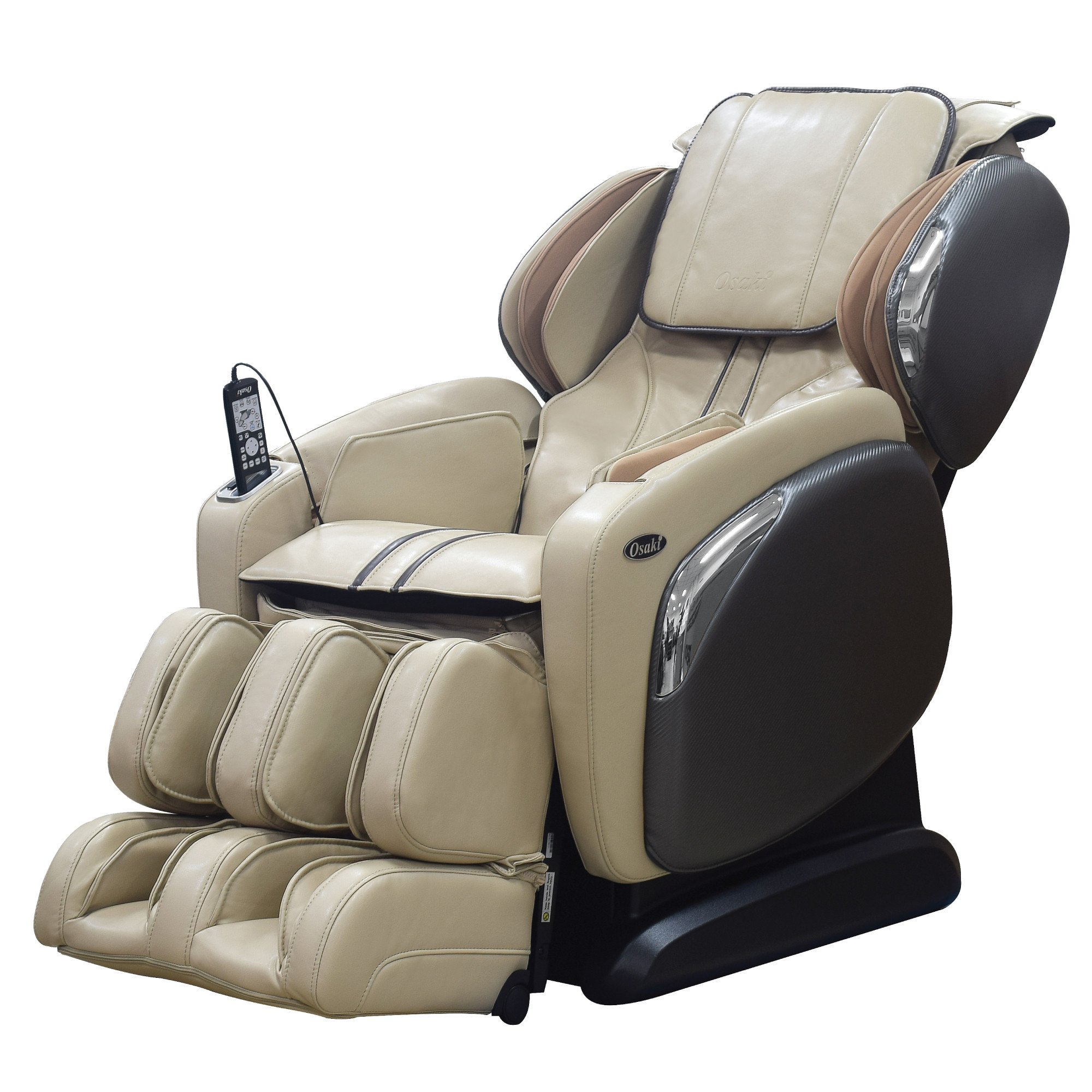 Osaki 4000LS Massage Chair - Ivory - Front Angle View