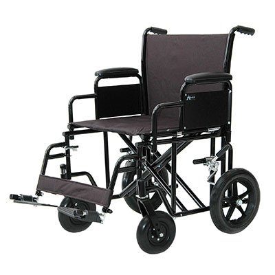 ProBasics Heavy-Duty Transport Wheelchair - Black