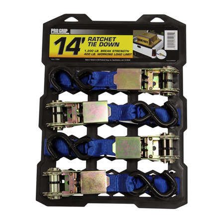 Karman Tie Down Kit With Clamps and Heavy Duty Rope