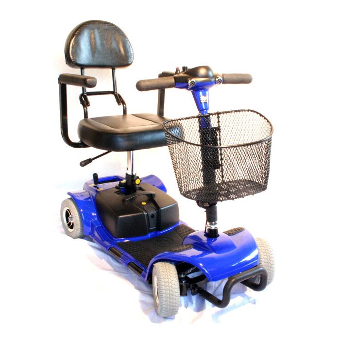 Zipr Roo 4-Wheel Mobility Scooter - Blue