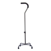 Quad Cane w/ Silver Vein Finish