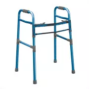 Universal Deluxe Two Button Folding Walker
