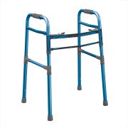 Universal Deluxe Two Button Folding Walker