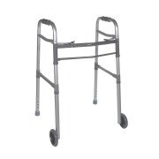 Universal Deluxe Two Button Folding Walker