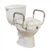 K.D. 2 in 1 Locking Elevated Toilet Seat