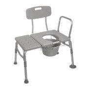 K. D. Combo Plastic Transfer Bench & Commode