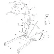 Drive Bariatric Battery-Powered Patient Lift 13244 Parts