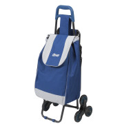 Deluxe Rolling Shopping Cart with Seat