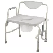 Deluxe Bariatric Drop-Arm Commode