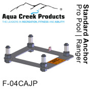 Aqua Creek Anchor Kit, Standard Concrete Applications For Ranger, Pro, Admiral Lifts