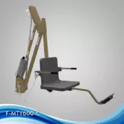 Aqua Creek Mighty 600 Pool Lift, No Anchor, Custom Powder Coat Base, Custom Seat, 600lb Capacity