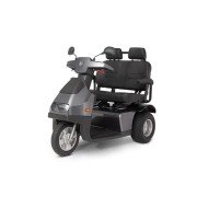 AFISCOOTER S3AT Duo All Terrain Duo Seat 3-Wheel Grey