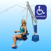 Aqua Creek Scout 2 ADA Compliant Pool Lift - Front - with Insert