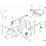 Invacare 3" Front Swivel Caster #1155118.  #5 in Diagram