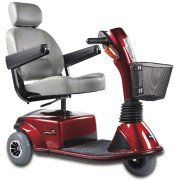 Zip'r Breeze 3-Wheel Heavy Duty Mobility Scooter - Red