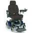 Image EC Mid Wheel Drive Power Wheelchair - Blue Panels - Front View