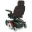 Image EC Mid Wheel Drive Power Wheelchair - Red Panels - Back View