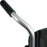 Deluxe Fly-Weight Aluminum Transport Chair with Removable Casters - Handle