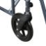 Deluxe Fly-Weight Aluminum Transport Chair with Removable Casters - Caster Assembly