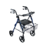 Drive Medical D-Lite Aluminum Rollator with Removable 8" Casters - Blue - 750NB