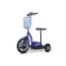 E-Wheels 3 Wheel Stand or Sit Scooter with Folding Tiller - EW-18 Blue