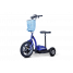 E-Wheels 3 Wheel Stand or Sit Scooter with Folding Tiller -  EW-18-Blue