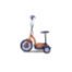 E-Wheels 3 Wheel Stand or Sit Scooter with Folding Tiller - EW-18 Orange