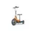 E-Wheels 3 Wheel Stand or Sit Scooter with Folding Tiller - EW-18 Orange