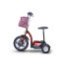 E-Wheels 3 Wheel Stand or Sit Scooter with Folding Tiller - EW-18 Red