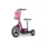 E-Wheels 3 Wheel Stand or Sit Scooter with Folding Tiller - EW-18 Red