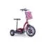 E-Wheels 3 Wheel Stand or Sit Scooter with Folding Tiller - EW-18 Red