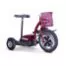 E-Wheels 3 Wheel Stand or Sit Scooter with Folding Tiller - EW-18 Red