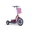 E-Wheels 3 Wheel Stand or Sit Scooter with Folding Tiller - EW-18 Red