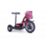 E-Wheels 3 Wheel Stand or Sit Scooter with Folding Tiller -  EW-18-Red