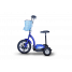 E-Wheels 3 Wheel Stand or Sit Scooter with Folding Tiller -  EW-18-Blue
