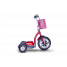 E-Wheels 3 Wheel Stand or Sit Scooter with Folding Tiller -  EW-18-Red