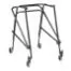 Nimbo 2G Lightweight Posterior Walker - Emperor Black - Angle View