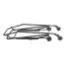 Nimbo 2G Lightweight Posterior Walker - Emperor Black - Folded View