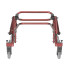 Nimbo 2G Lightweight Posterior Walker - Extra Small - Castle Red - Front View